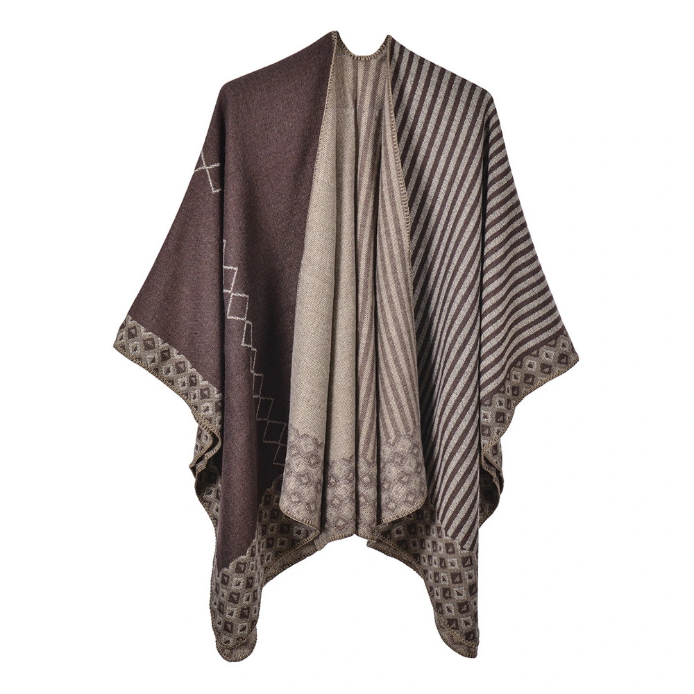 Cardigan Poncho Cape Open Front Long Winter Sweater Coat Cloak Ponchos Cape