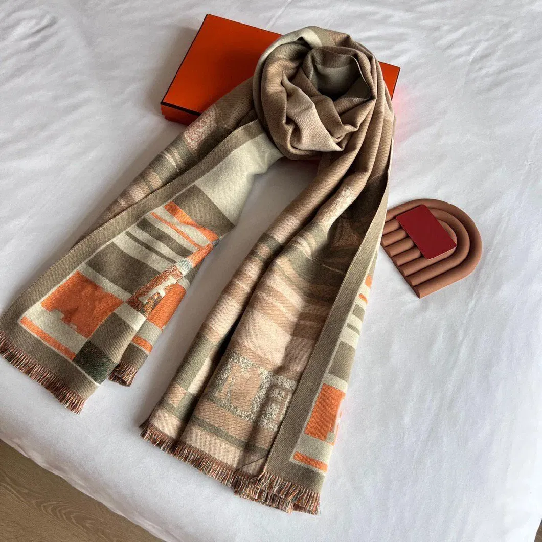 2024 Cashew Gradient Scarf Fashion Pashmina Shawl Wholesale OEM ODM Fashion Designer Women