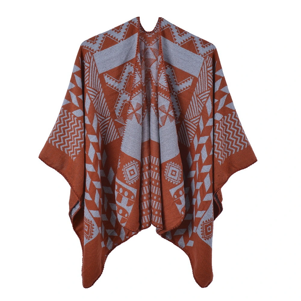 Poncho Cape Retro Style Vintage Winter Shawl Wraps for Women