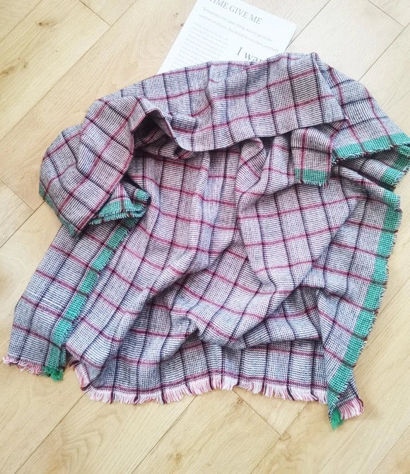 Winter Scarf for Women Tartan Plaid Wool Scarves