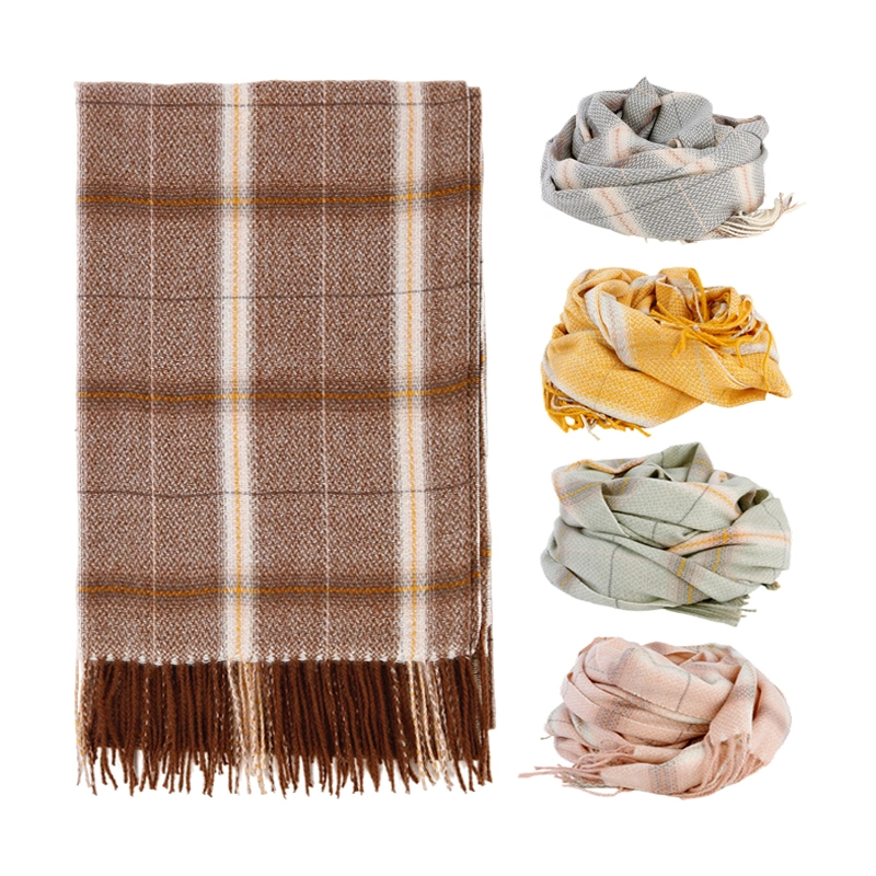 Tartan Plaid Women Winter Scarves