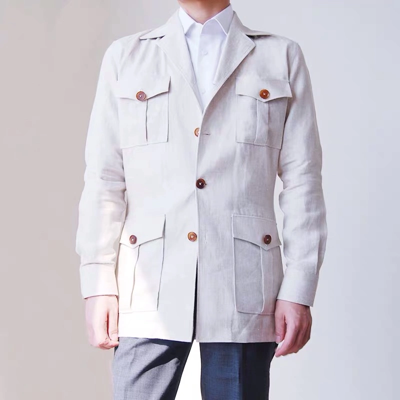 Mens Suit Jacket Blazer One Button Shawl Lapel Long Sleeve Designer Dress Coat