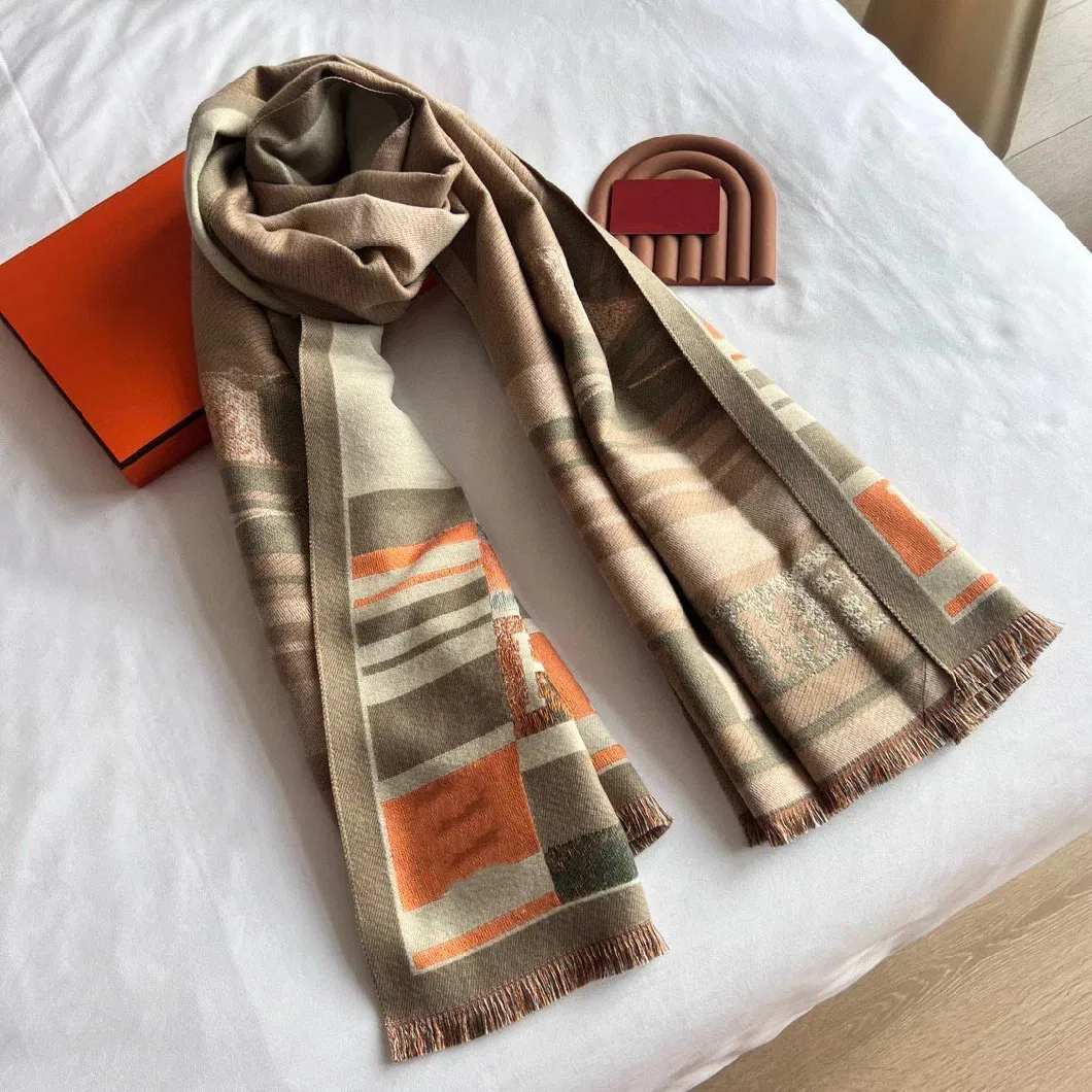 2024 Cashew Gradient Scarf Fashion Pashmina Shawl Wholesale OEM ODM Fashion Designer Women