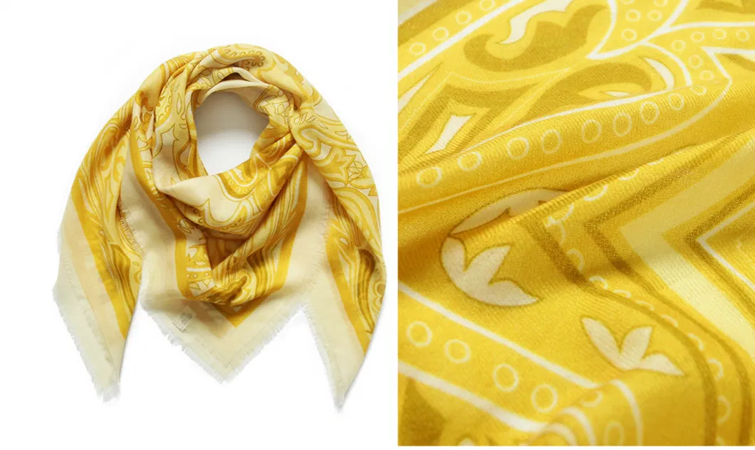 Finest Printed on Demand Merino Wool Scarf for Ladies