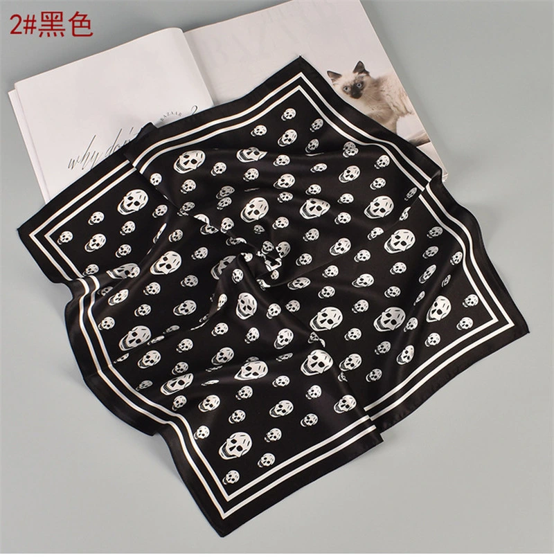 Factory Price Good Quality Skull Prints Autumn Girl&prime;s Scarf