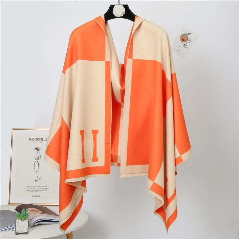 Replica Winter Long Scarf Cashmere Shawls Luxury Designers Large Size Neck Scarves