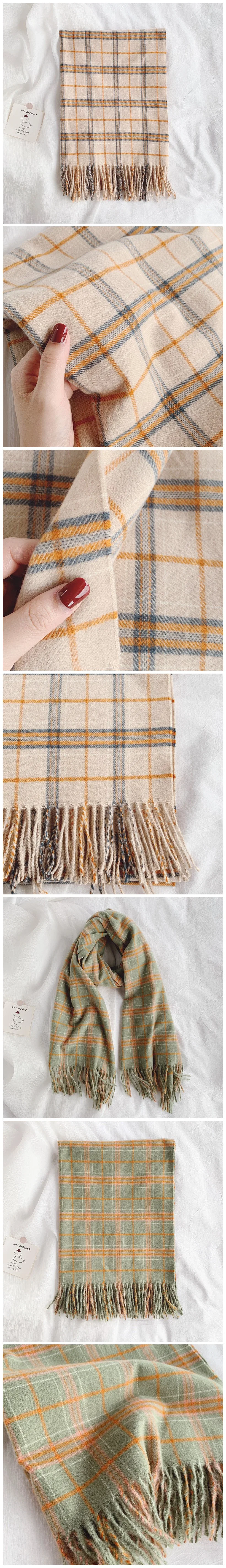 Hot Item Lovers Couples Designer Luxury Fashion Small Check Plaid Tartan Grid Scarves Ladies Shawl Men Women&prime;s Scarf for Girls Boys