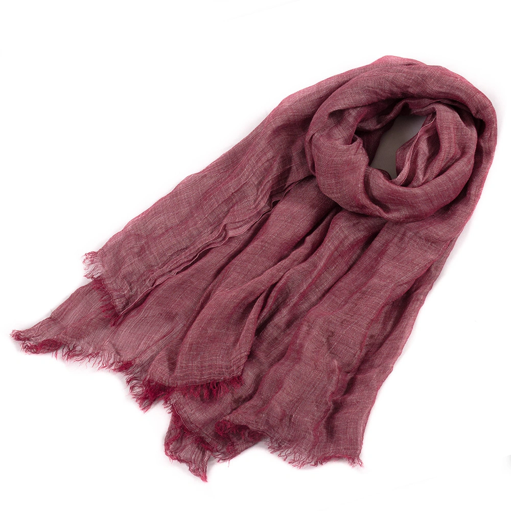 Light Weight Cotton and Linen Hand Modal Feel Hijab Scarf for Women
