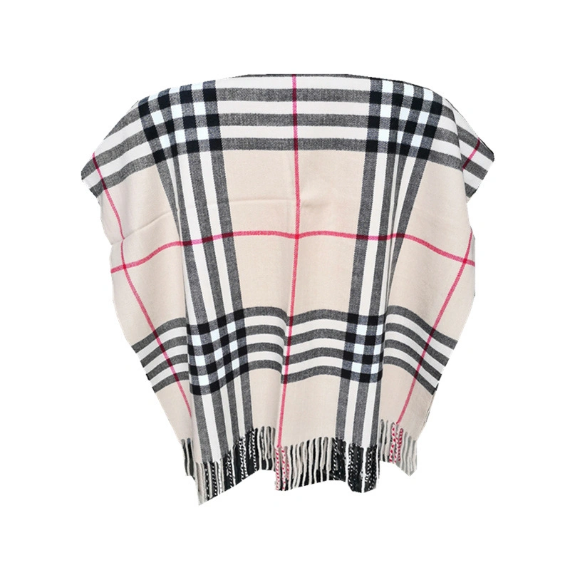 Warm for Winter Classic Plaid Blanket Scarf