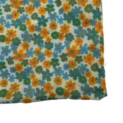 AOP Flower multicolore a righe stile britannico sottile 100% poliestere Donna′ Sciarpa in seta S