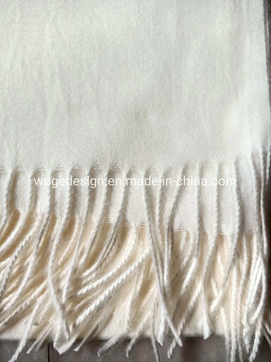 Fashion Wholesale Hot Sold High Quality Long Twill Solid Unisex Lady Shawl Viscose Polyester Winter Cashmere Scarf