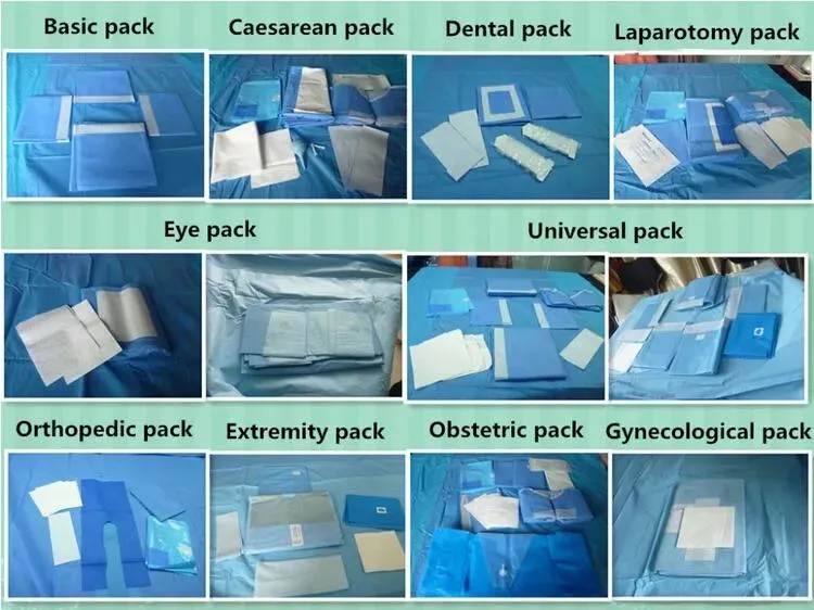 Medical Disposable Sterile Surgical Ophthalmic Drape Pack