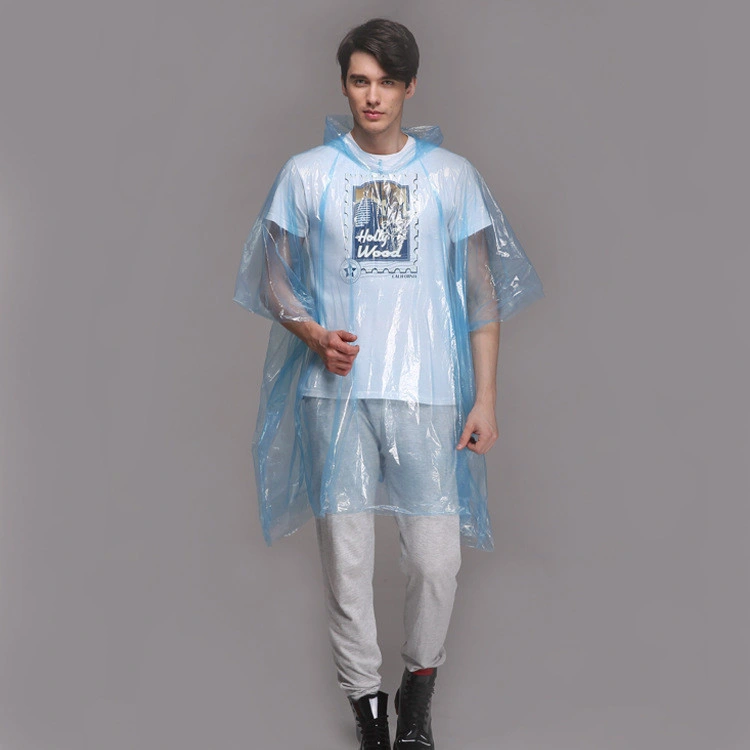 Yellow Cheap Disposable Women&prime; S Rain Poncho