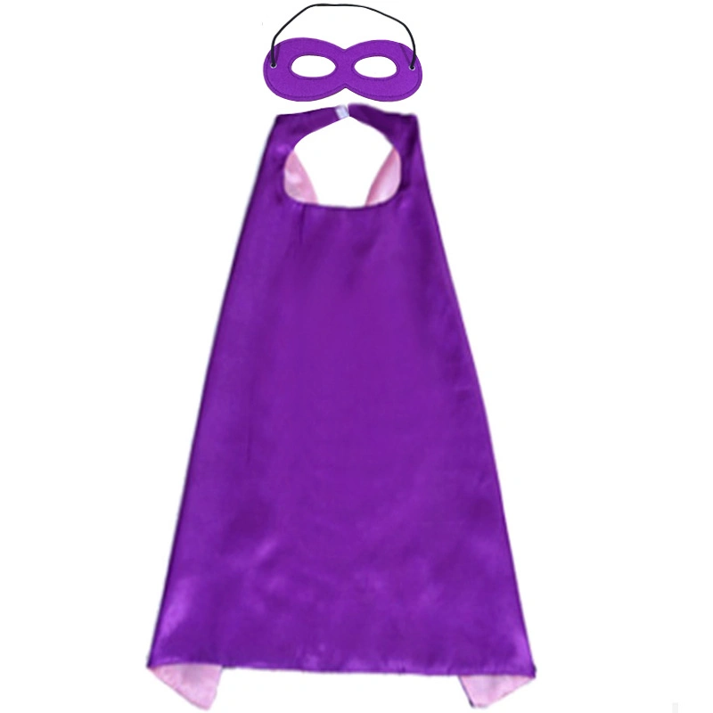 Wholesale Children&prime;s Day Double Halloween Solid Color Cape