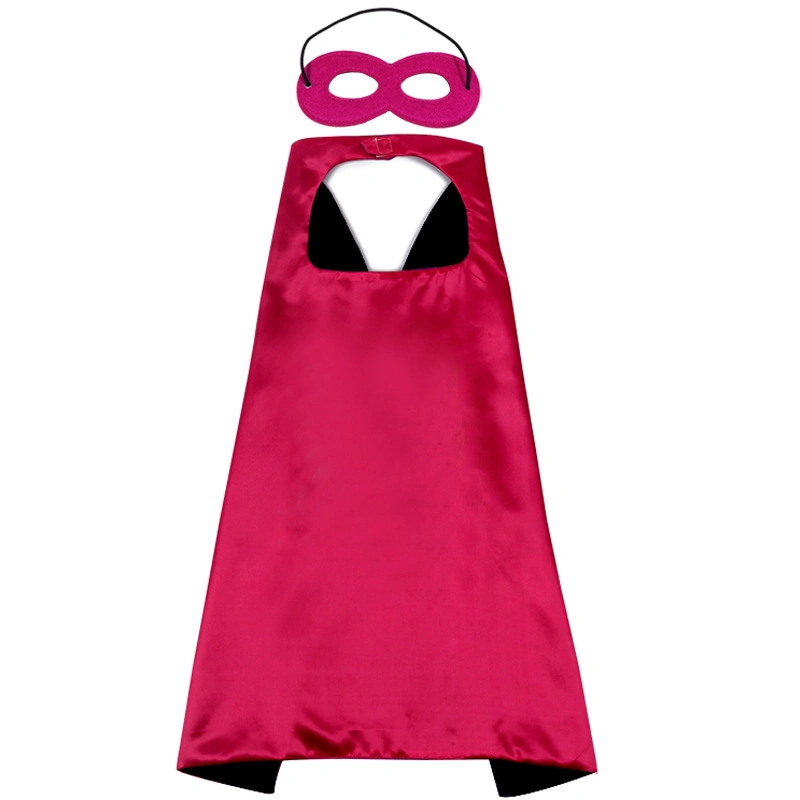 Wholesale Children&prime;s Day Double Halloween Solid Color Cape