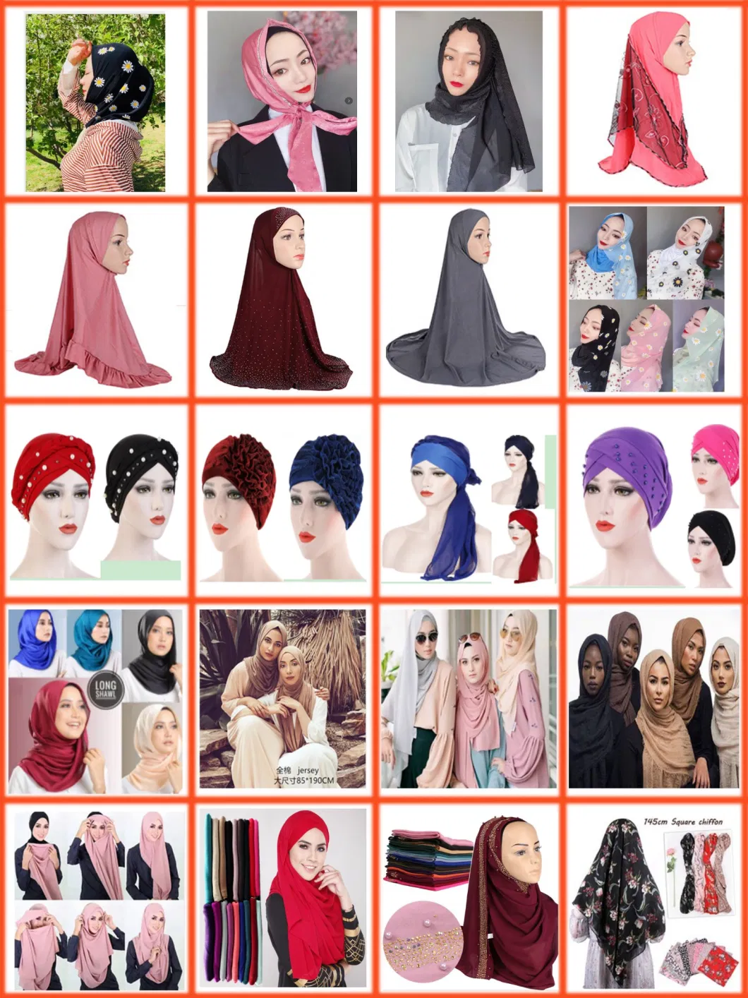 2020 Wholesale Islamic Kaftan Hijab Baju Summer Hijab Tudung Instant Shawl Aisha Hijab Baju Prom Night Silk Long Ladies Baju Formal Hijab Turban Simple Hijab