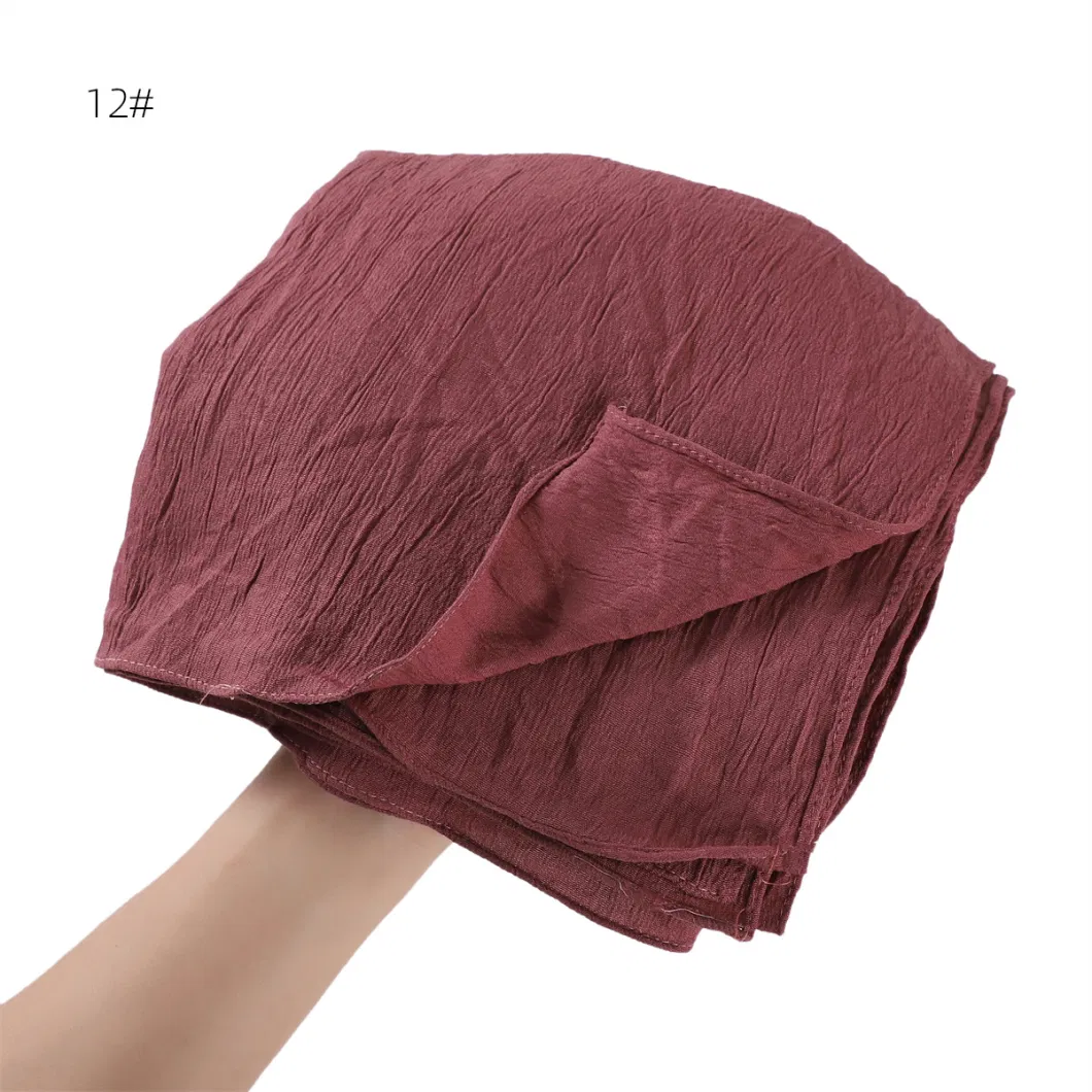 Hot Quality Polyester Long Neck Cotton Bandana Scarf Silk Scarves for Wowen