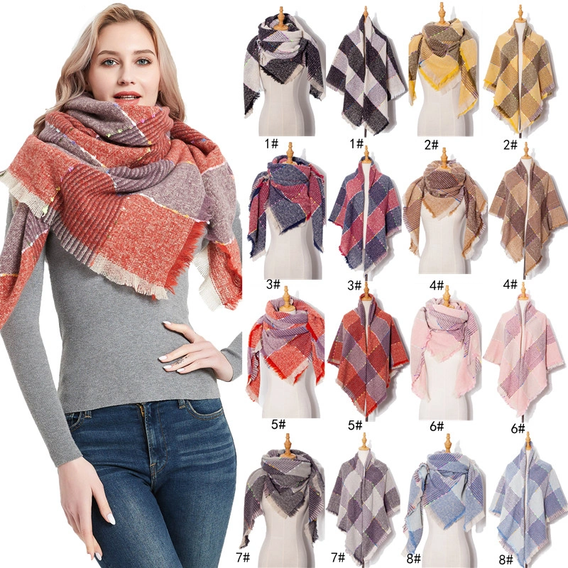 Wholesale Stylish Winter Long Square Scarf for Women