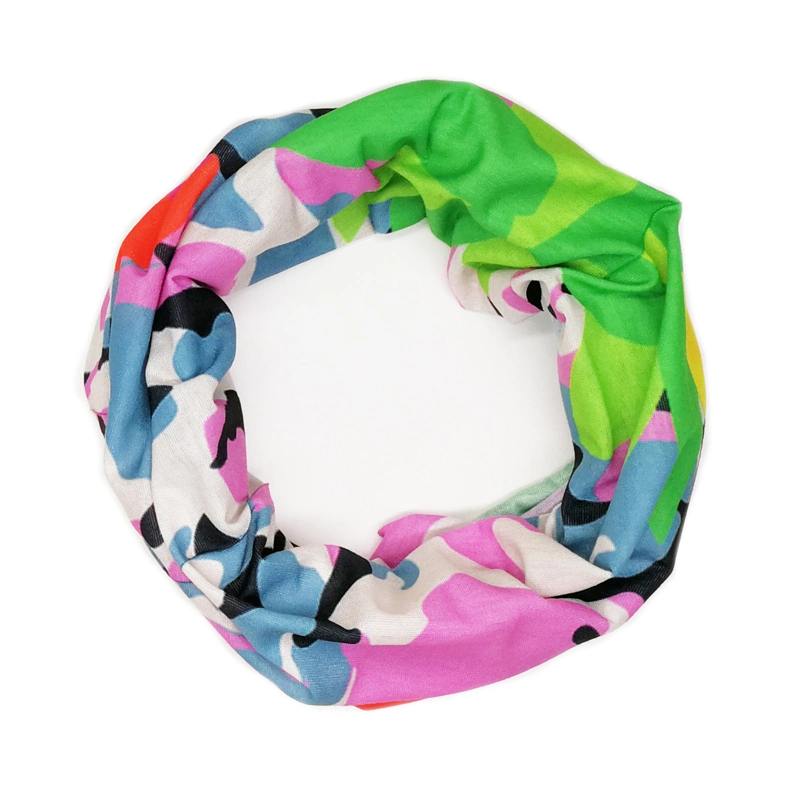 Hot Sale Pure Color Multifunctional Headwear Seamless Tube Scarf