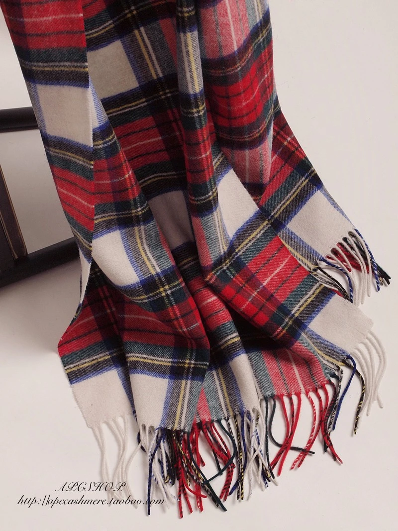 New Arrival Cashmere Scarf Thickened Soft Plaid Blanket Scarf Women Autumn Winter Warm Wool Scarves