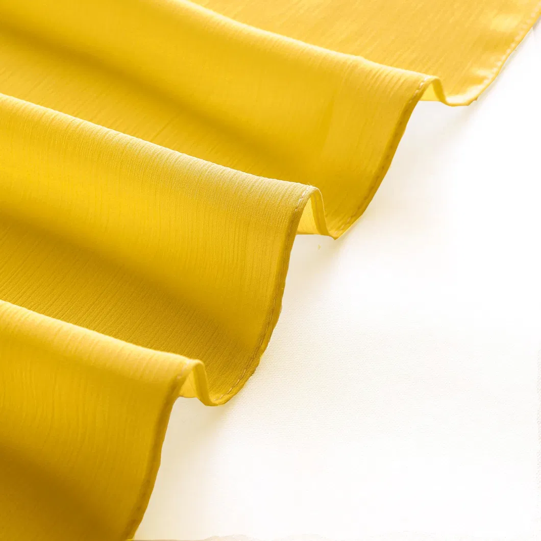 Wholesale Lightweight Charming Mustard Chiffon Shawl Wraps and Scarves