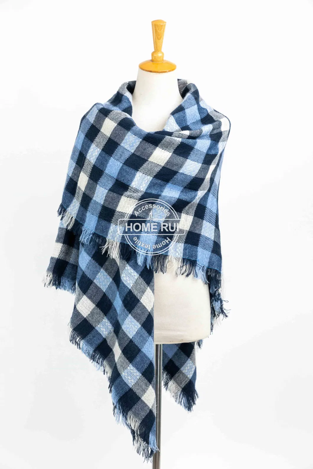 Outfit Lightweight Fall Multi Striped Soft Tassel Plaid Lattice Veronz Classic Nova Scottish Large Cozy Oversize Cappa Tippet Turban Snug Plain Stole Shawl