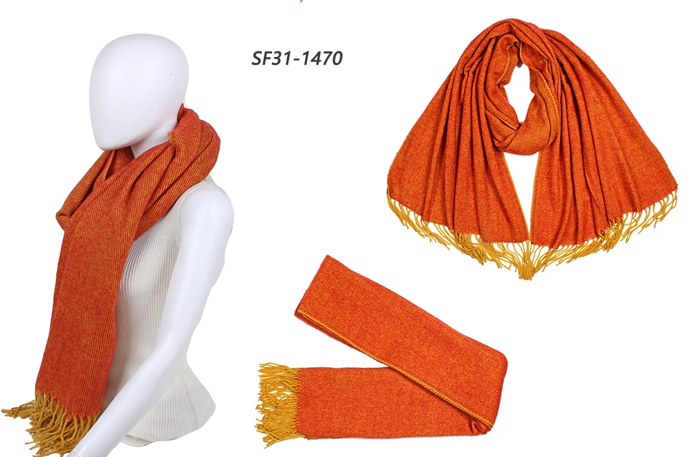 Unisex Classical Autumn Winter Soft Warm Stolen Neckerchief Scarf for Lady and Man
