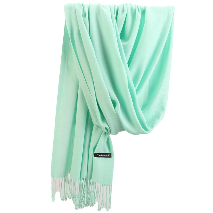 New Faux Cashmere Autumn and Winter Warm Solid Colour Scarf