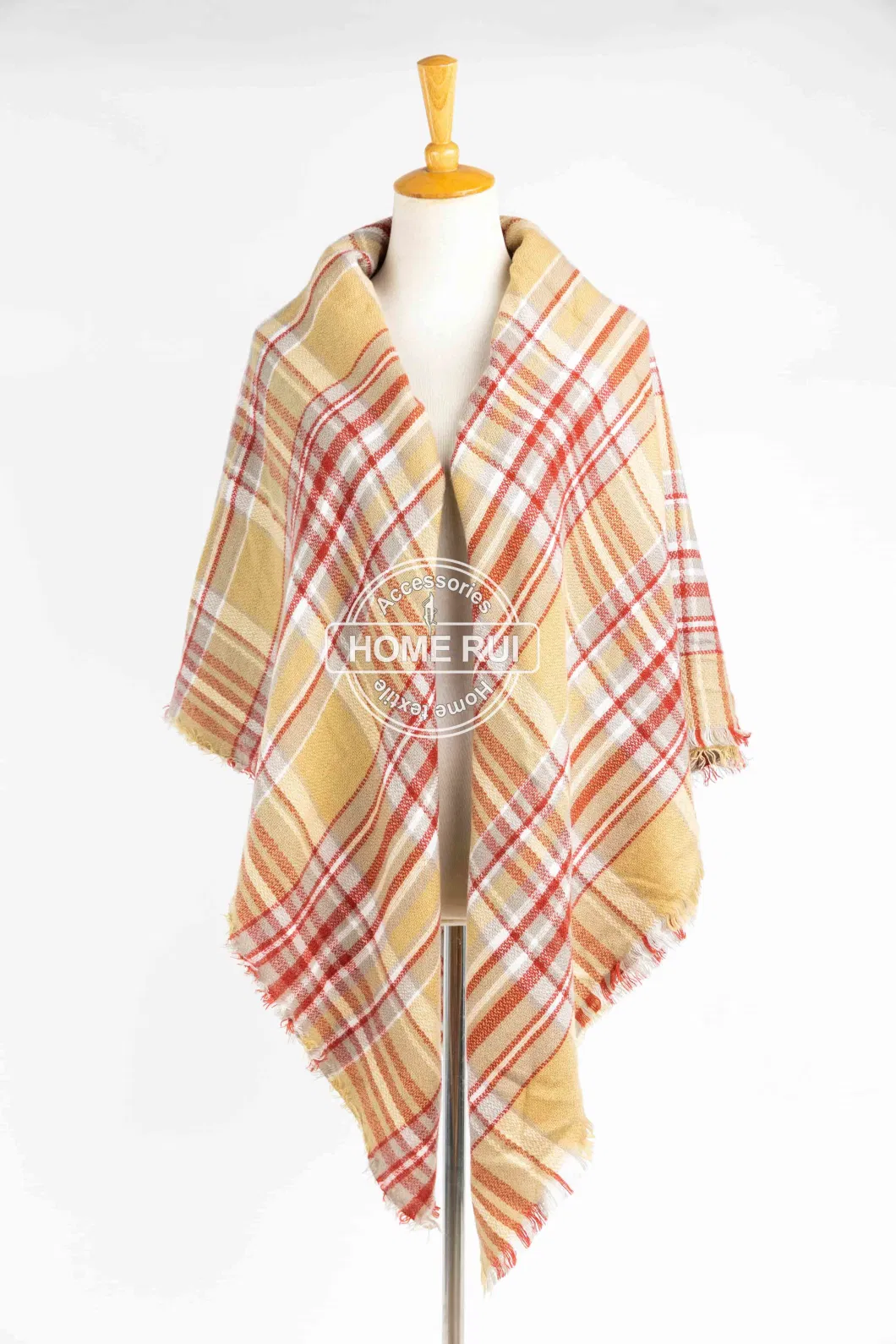 Lightweight Fall Color Block Striped Woven Tassel Plaid Lattice Veronz Soft Classic Nova Scottish Large Cozy Oversize Cappa Tippet Turban Snug Stole Scarf