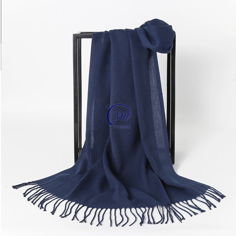 Large Soft Cashmere Silky Pashmina Solid Shawl Wrap Scarf