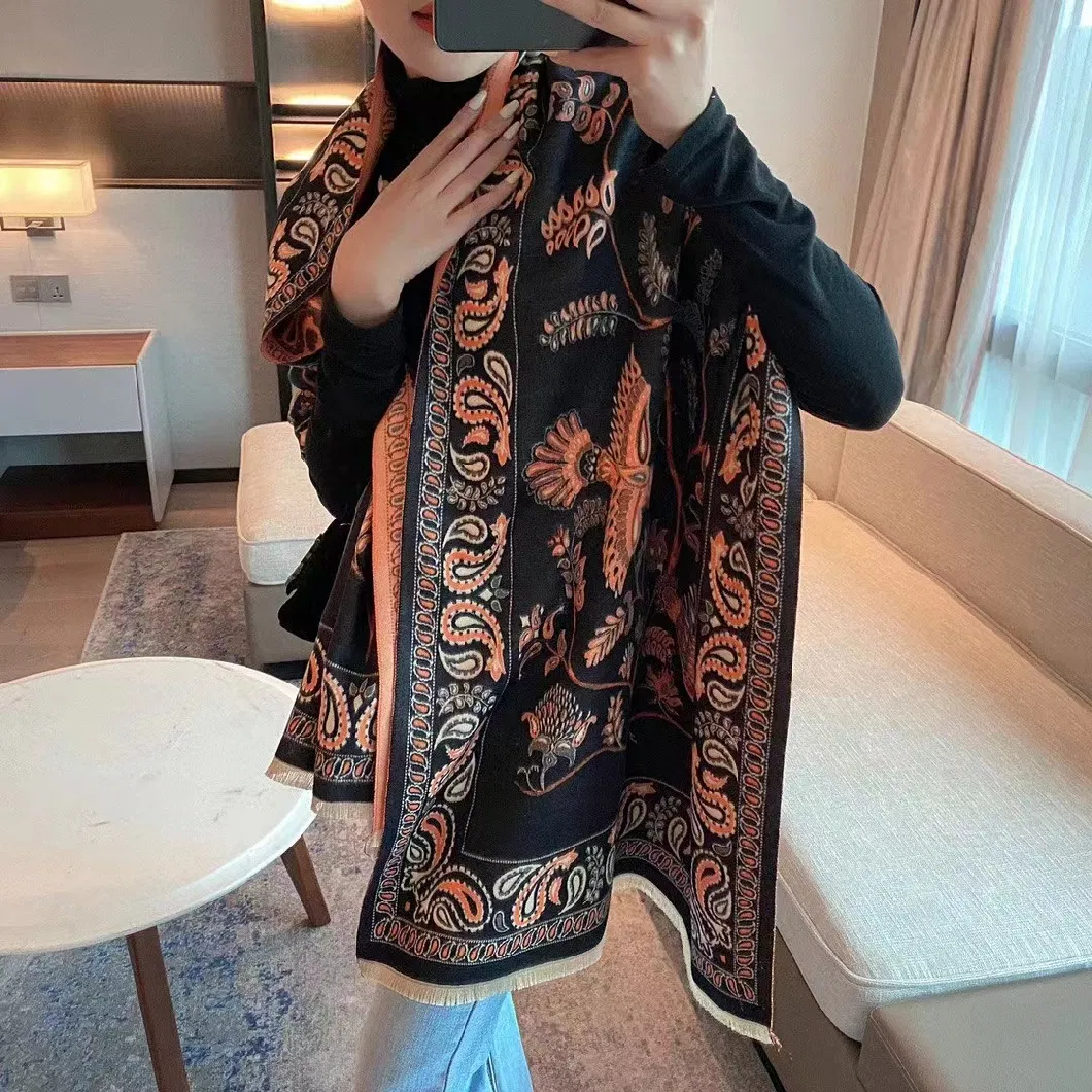 Replica Wholesale Scarf Wholesale Soft Merino Wool Cashmere Scarf Warm Designer Women Scarves