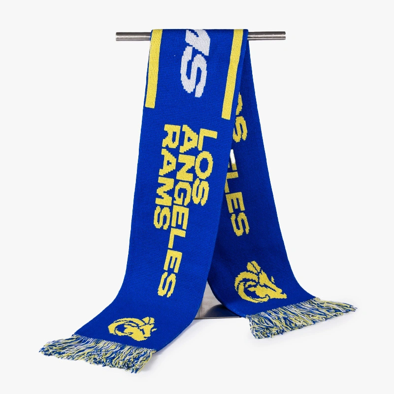 Factory OEM Custom Fan Soccer Football Team Printed Scarf Supplier