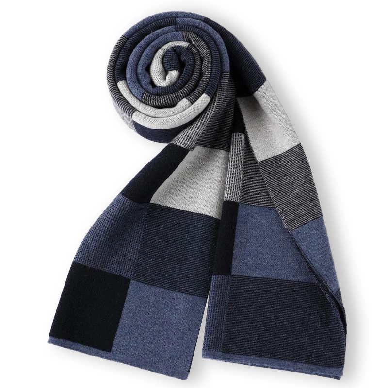 2023 Fashionable Outfit Winter Knitted Wool Scarf for Men