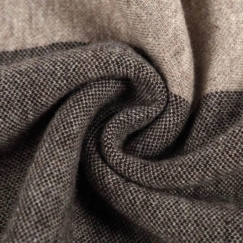 Wholesale Winter Solid Color Merino Wool Scarf for Man