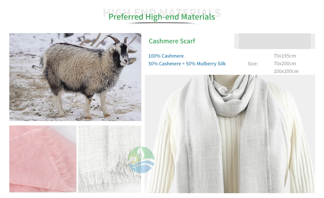 Wholesale Women&prime; S Men&prime; S Winter Cashmere Plain Weaving Fashion Colored Scarf
