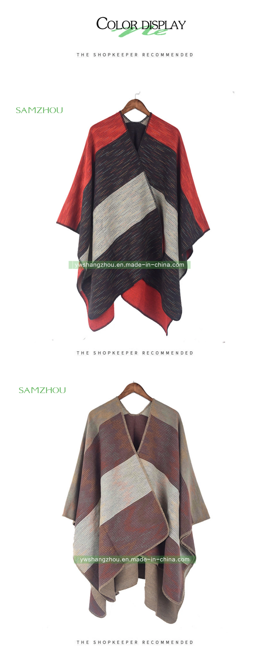 Western Jacquard Cloak Lady Scarf Fashion Shawl Cashmere Blanket Winter