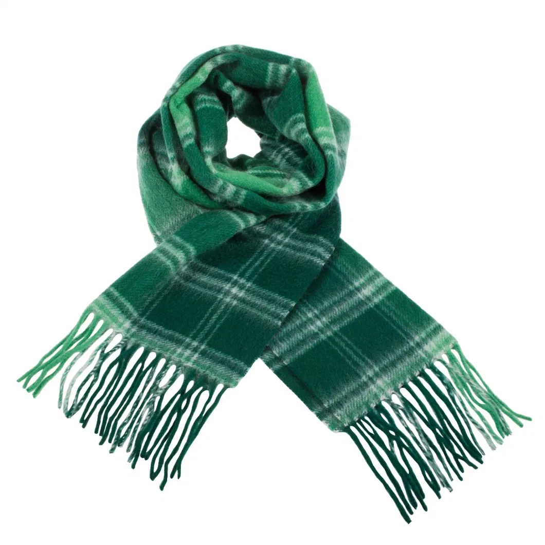 New Arrival Pure Cashmere Scottish Tartan Check Scarf