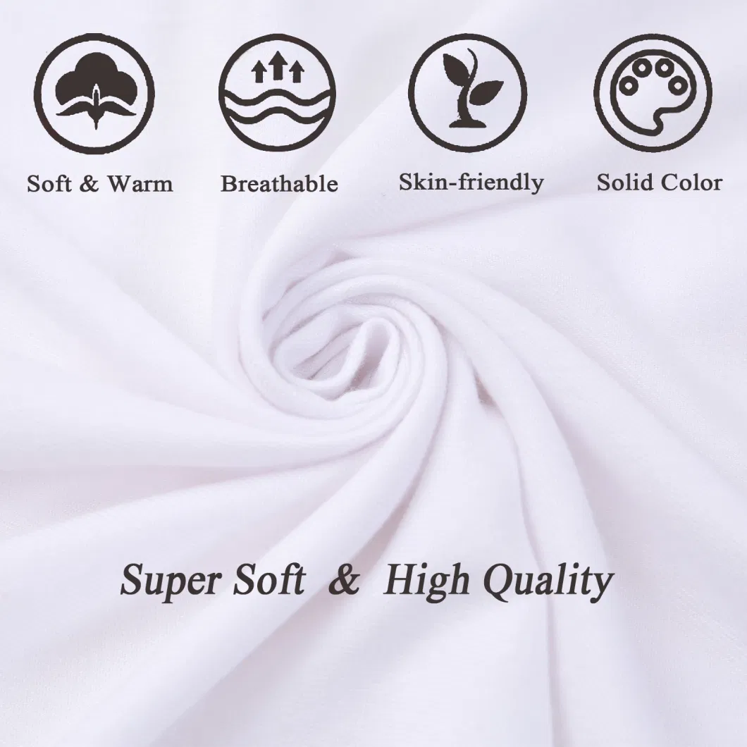 Wholesale Summer Pure White Lightweight Pashmina Scarves and Wrap Shawls