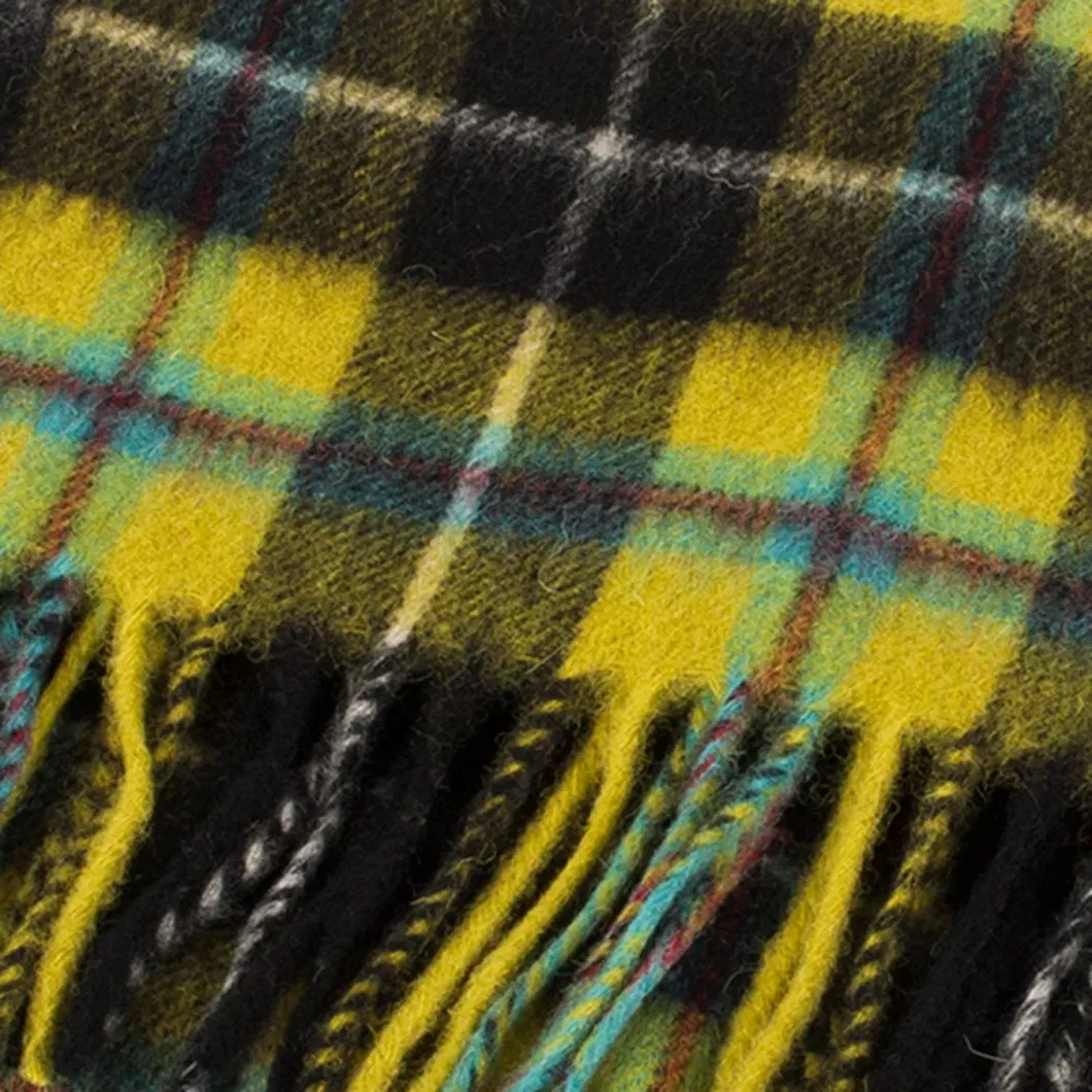 New Arrival Pure Lamb&prime;s Wool Scottish Tartan Check Scarf
