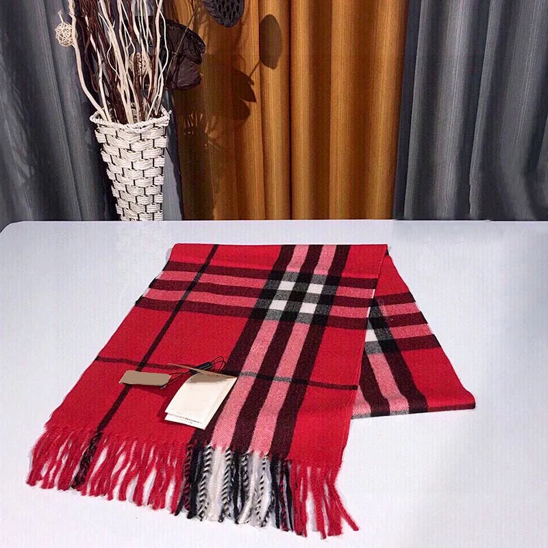 Wholesale Knitted Scarf Soft Warm Cashmere Merino Wool Shawl Designer Top Shawls