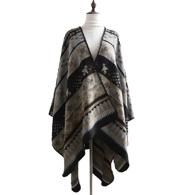 Wholesale Women&prime;s Winter Warm Bohemian Tassel Pashmina Scarves Shawls Female Thicken Blankets