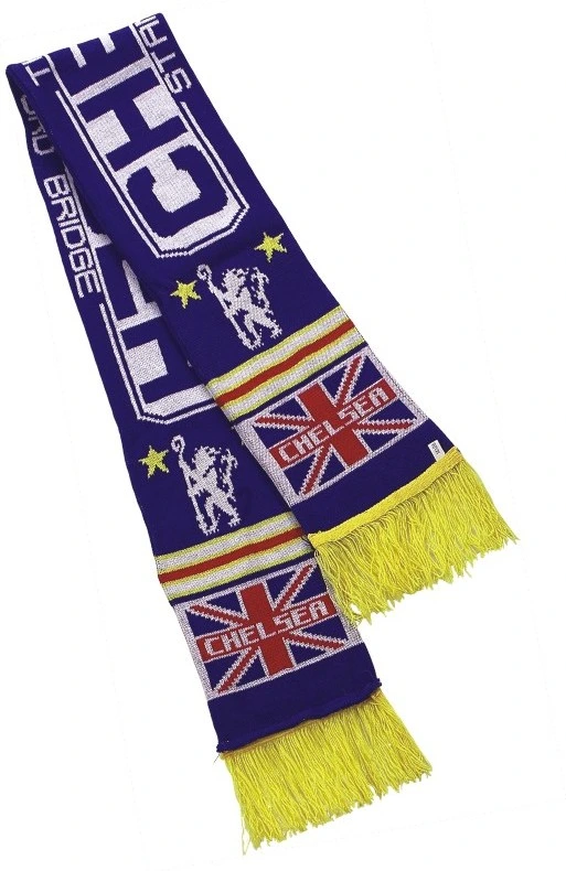 Fashion Embroidery Fan Football Club Printing Silk Satin Scarf (B-NF19F06013)