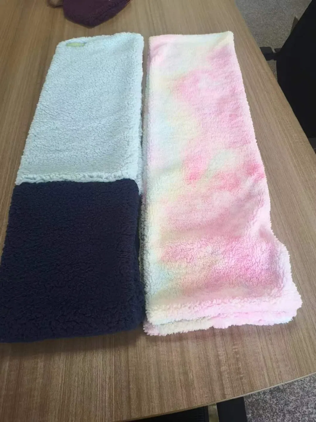 Polyester Fiber Artificial Lambswool Material Technology Self-Heating Windproof Warm Scarf Scarf