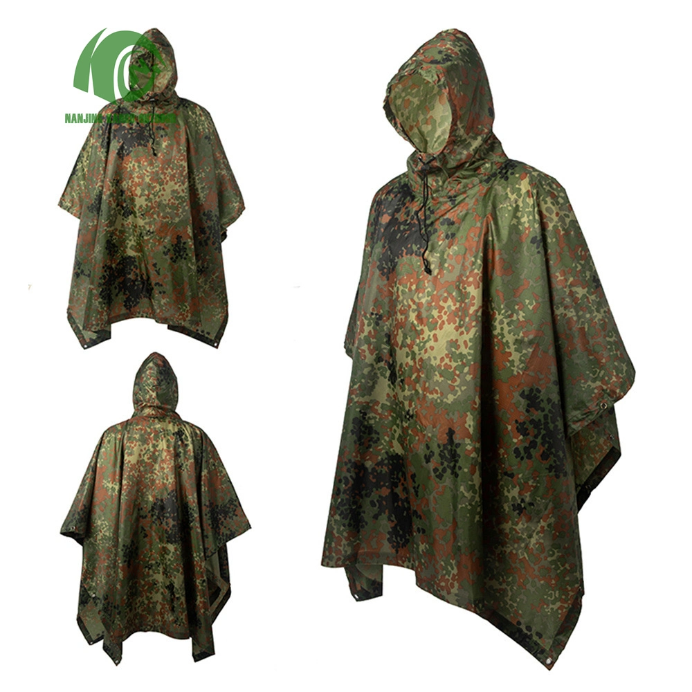 Kango Rain and Wind Resistant Poncho Hooded Rain Poncho