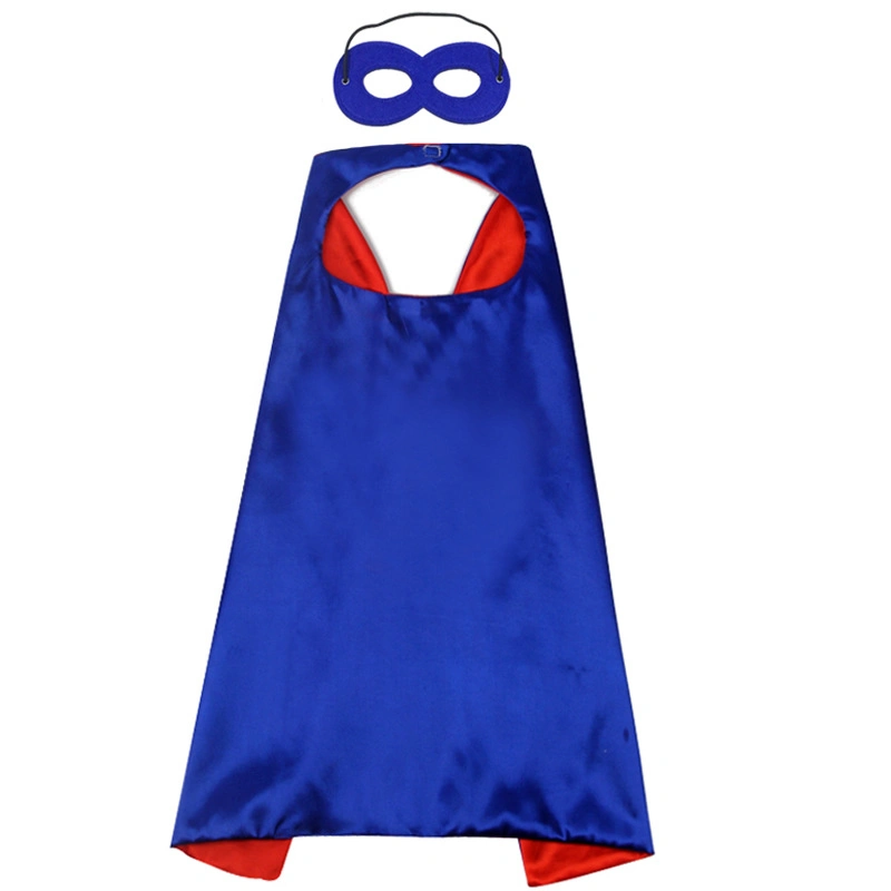 Wholesale Children&prime;s Day Double Halloween Solid Color Cape