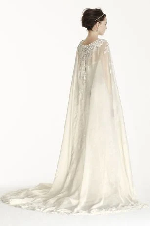 Chiffon Shawl Bridal Gowns Sleeveless Sheath Wedding Dresses Z2031