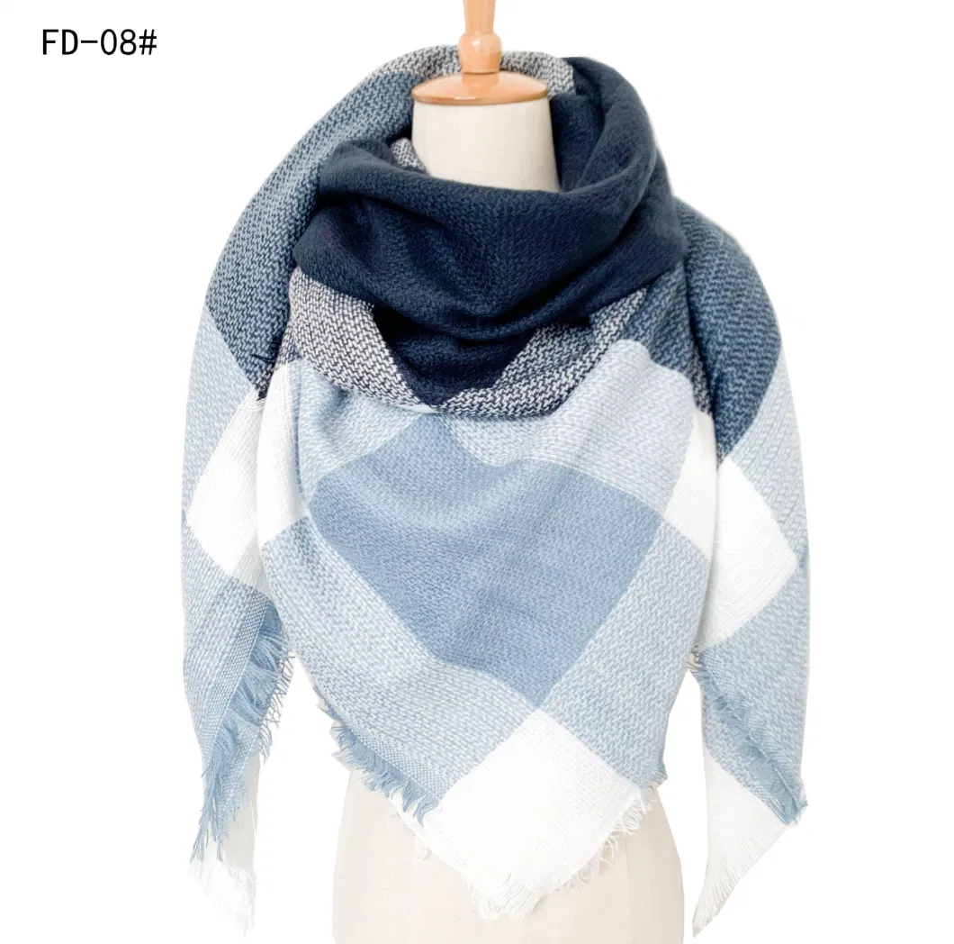 Blanket Women&prime;s Plaid Winter Warm Cozy Tartan Wrap Shawl Oversized Scarf