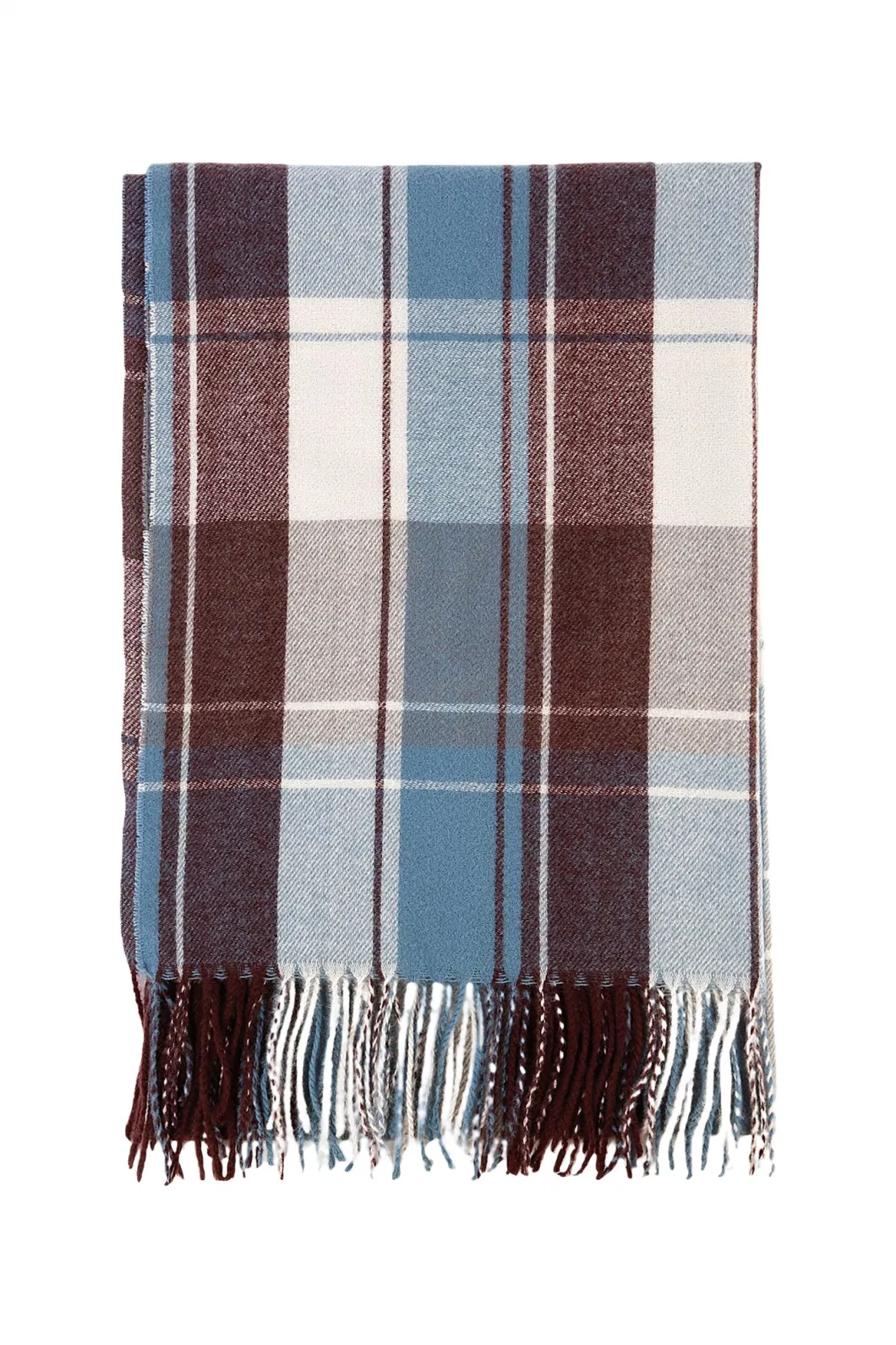 Acrylic Scarves Cashmere Feel Scottish Tartan Plaid for Women Winter Cheap Wholesale Custom Luxury Scarf
