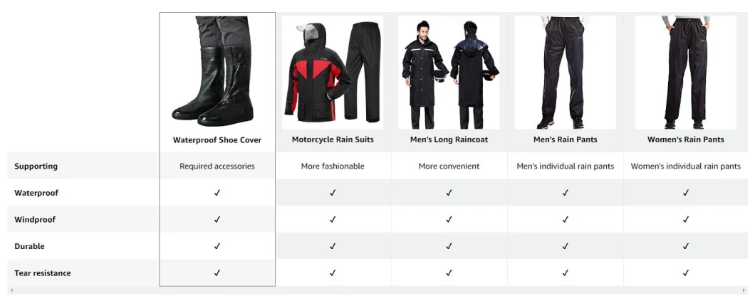 Men&prime; S Pullover Rain Jacket Packable Hooded Waterproof Cycling Running Reflective Raincoats