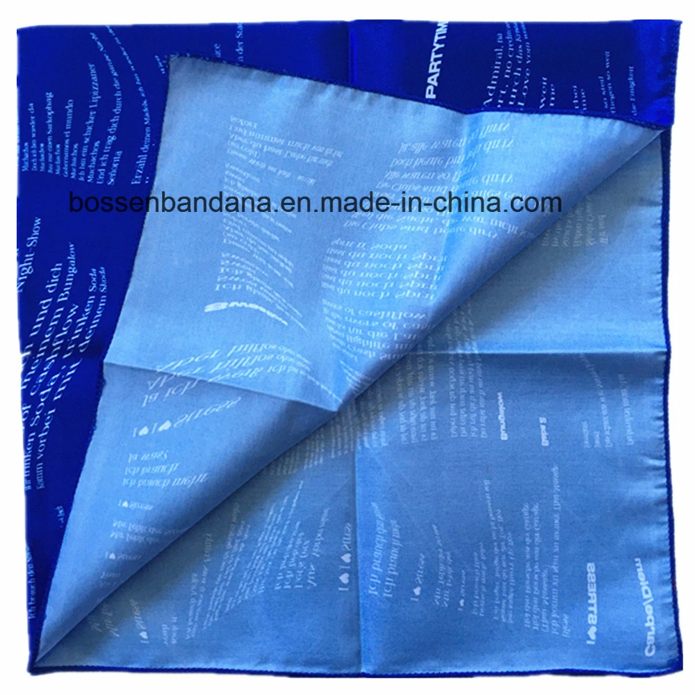 China Factory OEM Produce Customized Soft Cotton 22*22 Inch Headwear Scarf